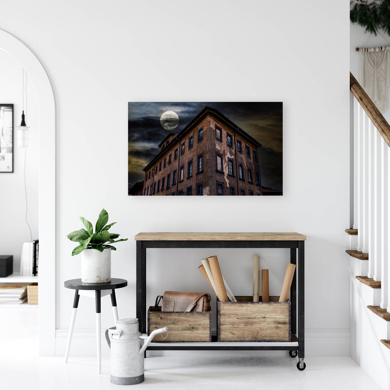 Old Building on Via St Maria in Pisa Reproduction