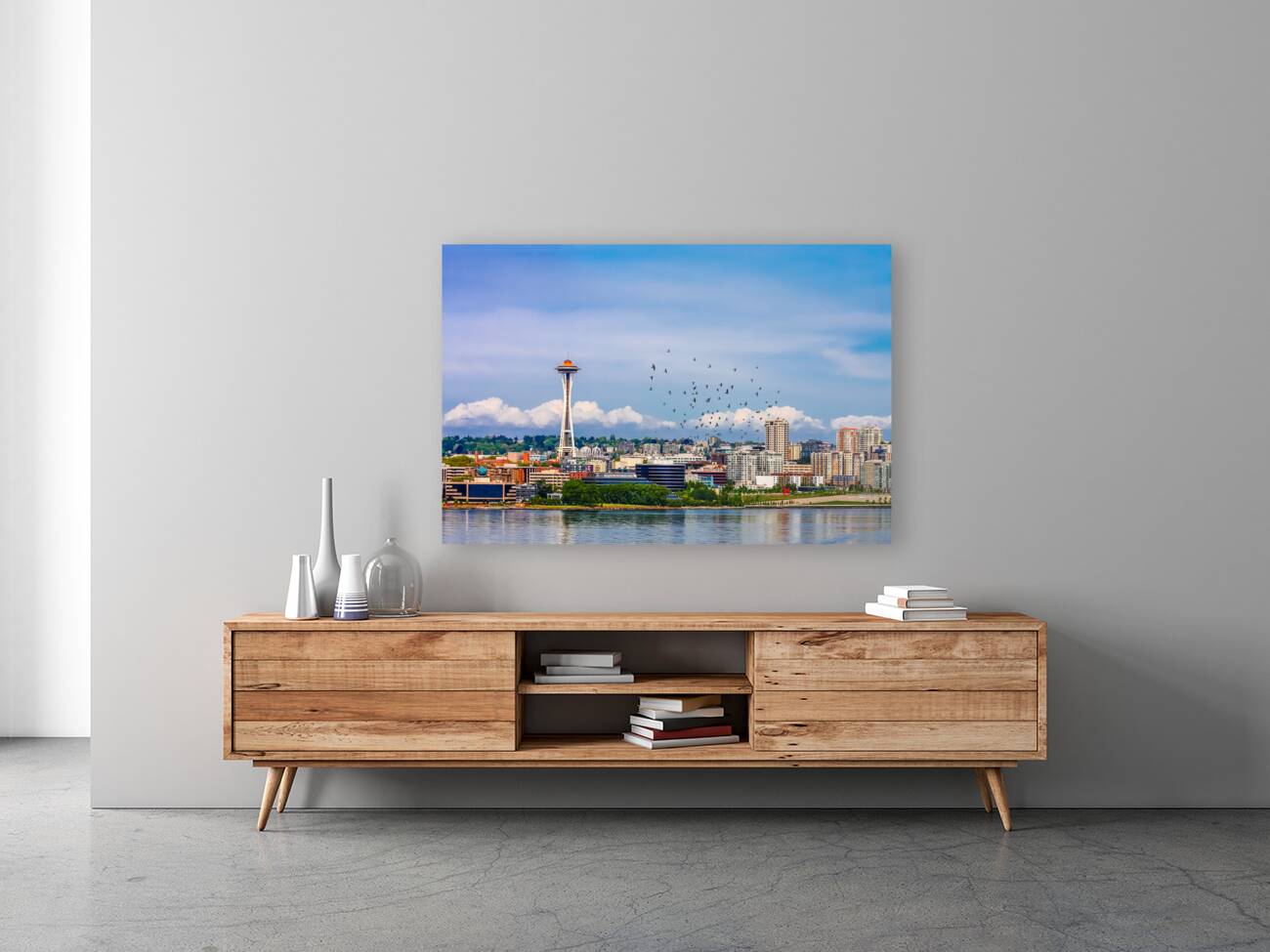 Seattle From Sea Reproduction