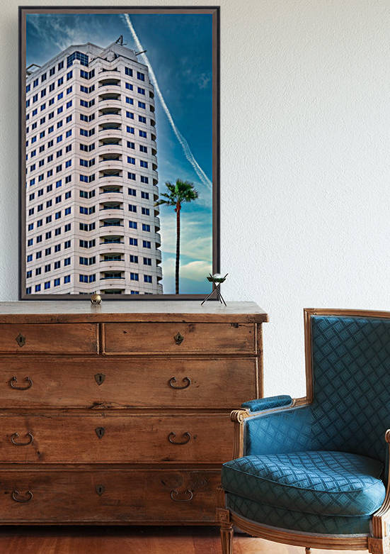 White Tropical Condo Tower by Darryl Brooks