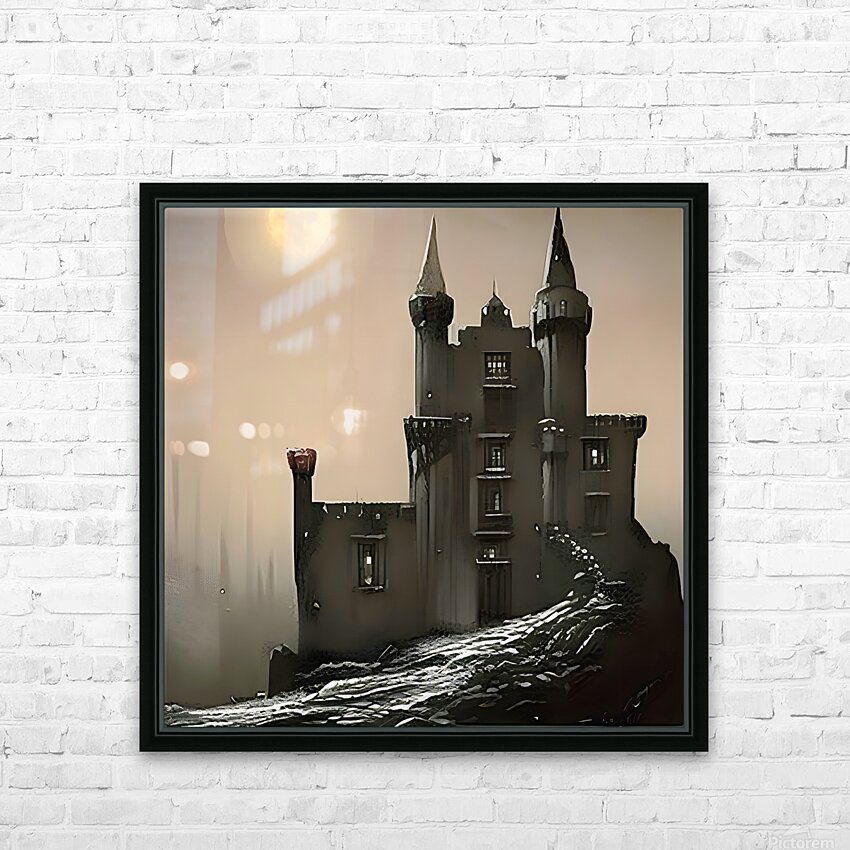 Dark Abandoned Castle by Darryl Brooks Wall Art