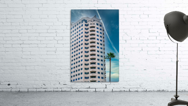 White Tropical Condo Tower Wall Preview