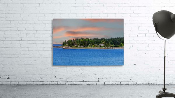 Point Ligth Gallows Point Light Park in BC by Darryl Brooks Wall Art