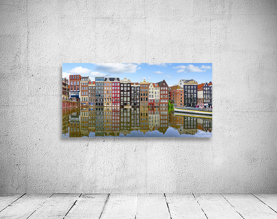 Building Reflections in Amsterdam Wall Preview