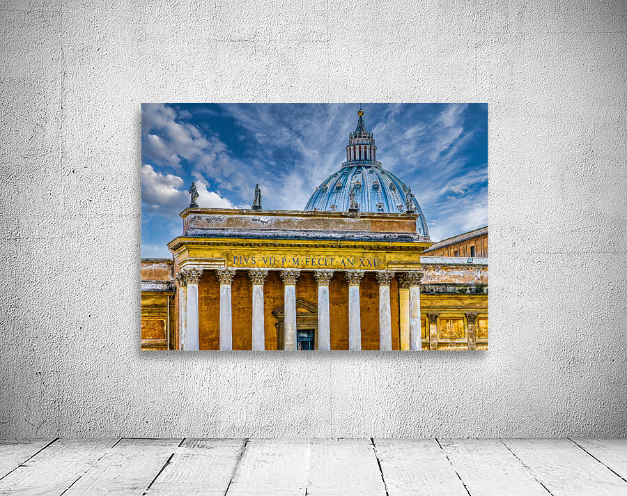 Ancient Columns and Saint Peters Basilica Wall Preview