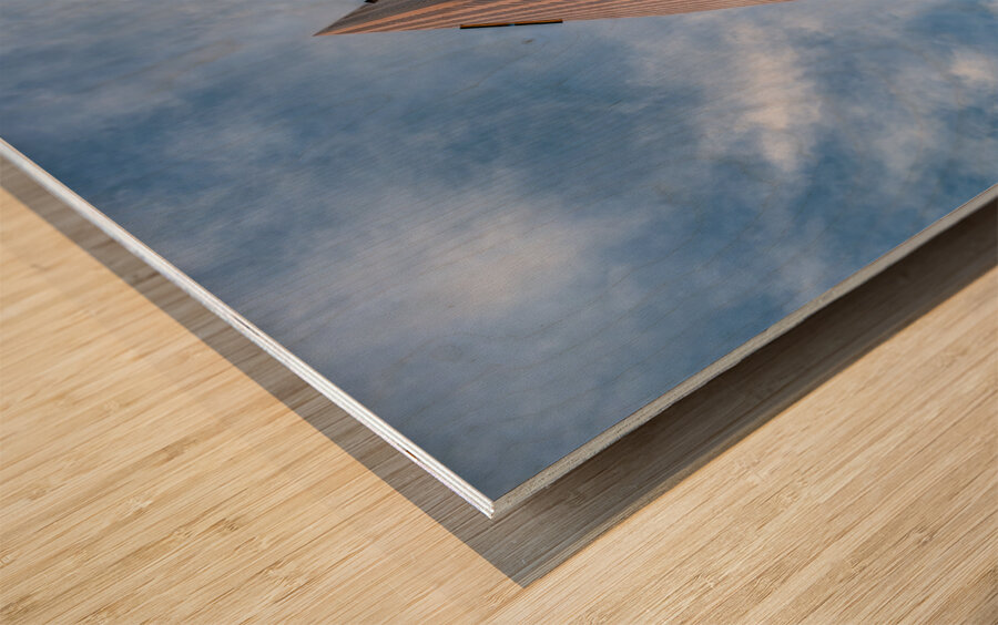 Angle of Georgia Pacific Building in Atlanta Wood print