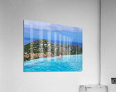Poolside Views of St Barths Acrylic Print