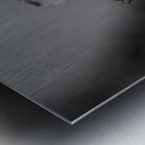 Black  White Floral Series 7 Impression metal