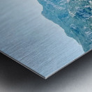 Turquoise Amalfi Views Metal print