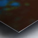 Black Butterfly Merge With The Red Flower Metal print