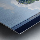 Milan View of Bosco Verticale Metal print