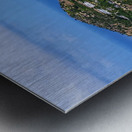 Poolside Views of St Barths Metal print