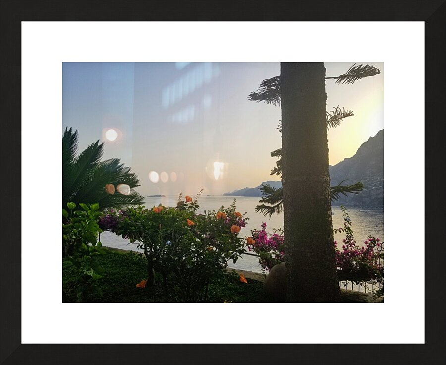 Views from the top of Il San Pietro di Positano Picture Frame print