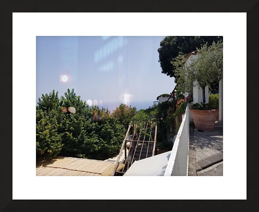 Life atop Positano Picture Frame print