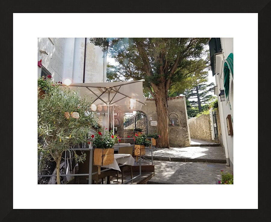 A Place To Dine In Italy Picture Frame print