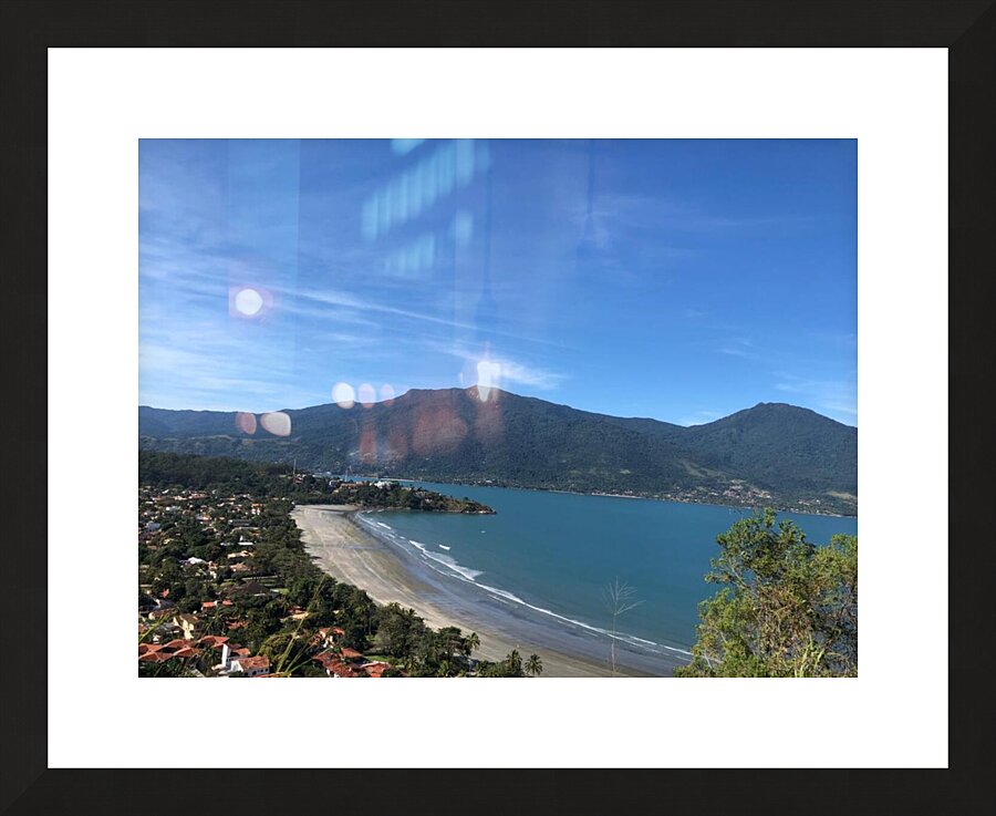 Turquoise Views From The Amalfi Picture Frame print