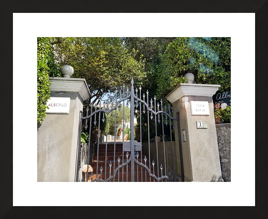 The Gates of Capri Series 3 Picture Frame print