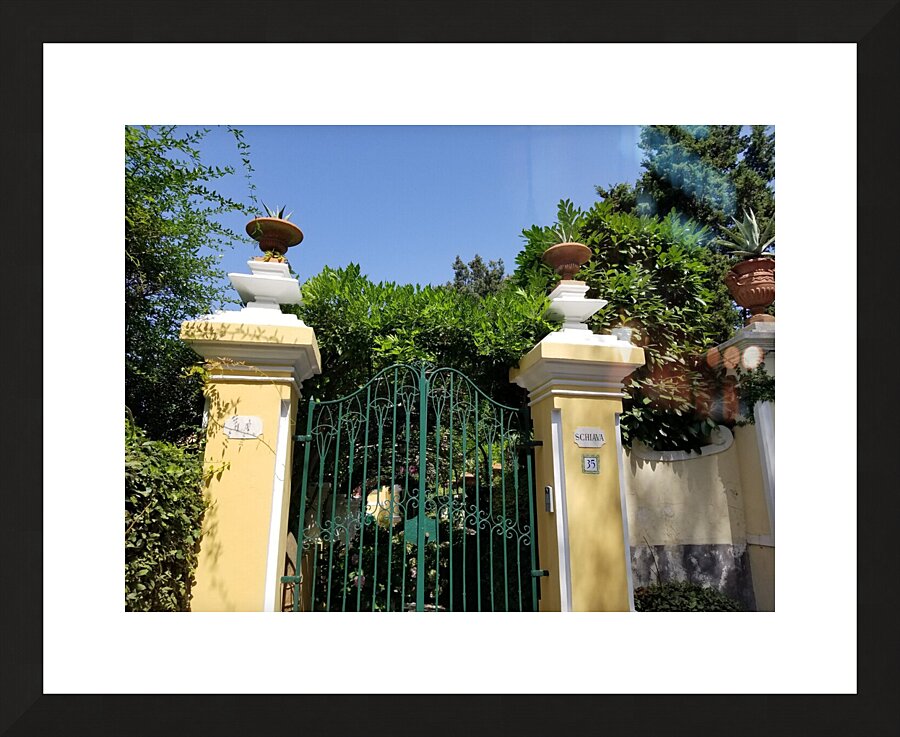 The Gates of Capri Series 1 Picture Frame print