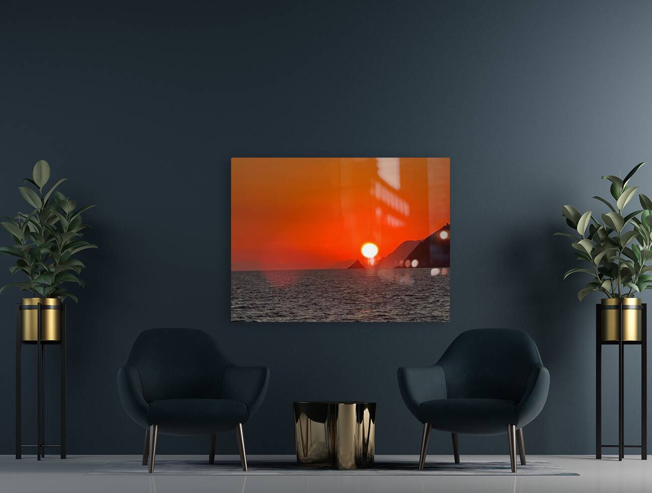 Sunset in Ponza Reproduction