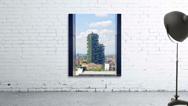 Milan View of Bosco Verticale Wall Preview