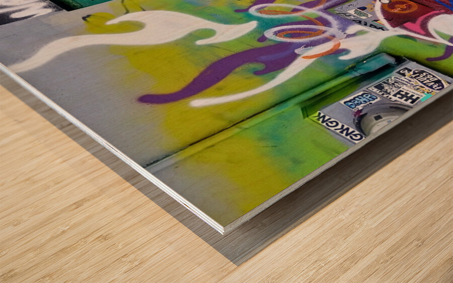 Welcome Street Art Wood print