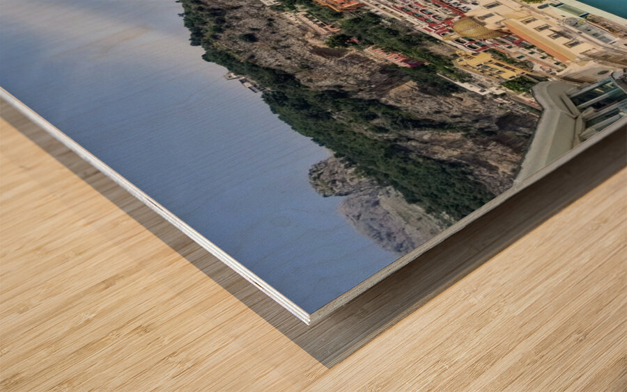 Positano Wood print