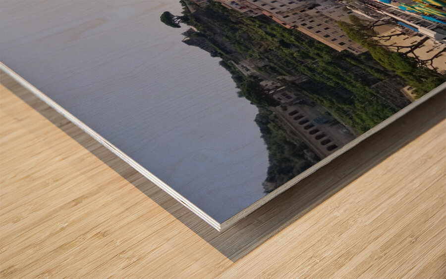Beaches at Positano Wood print