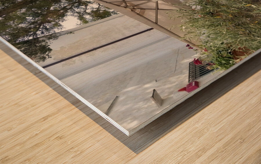 A Place To Dine In Italy Wood print