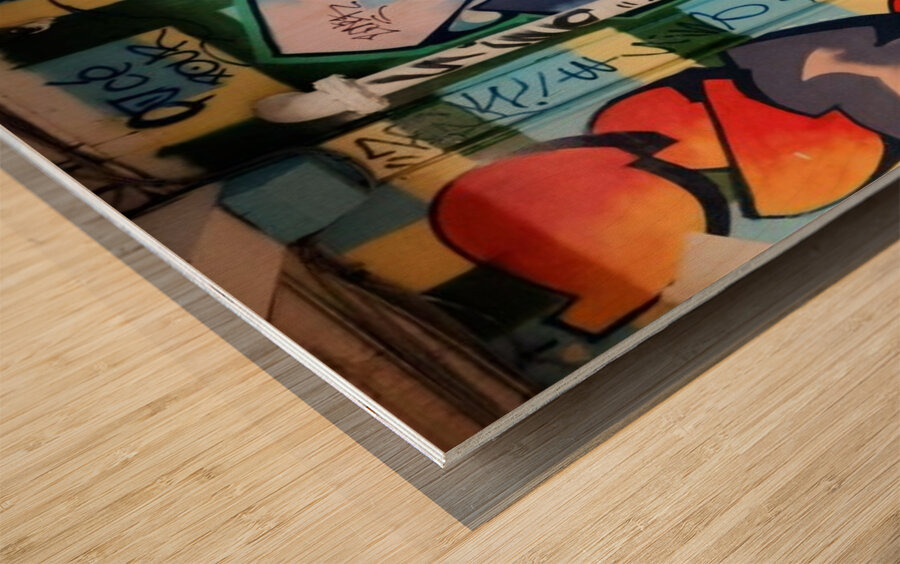 Graffiti Art Wood print