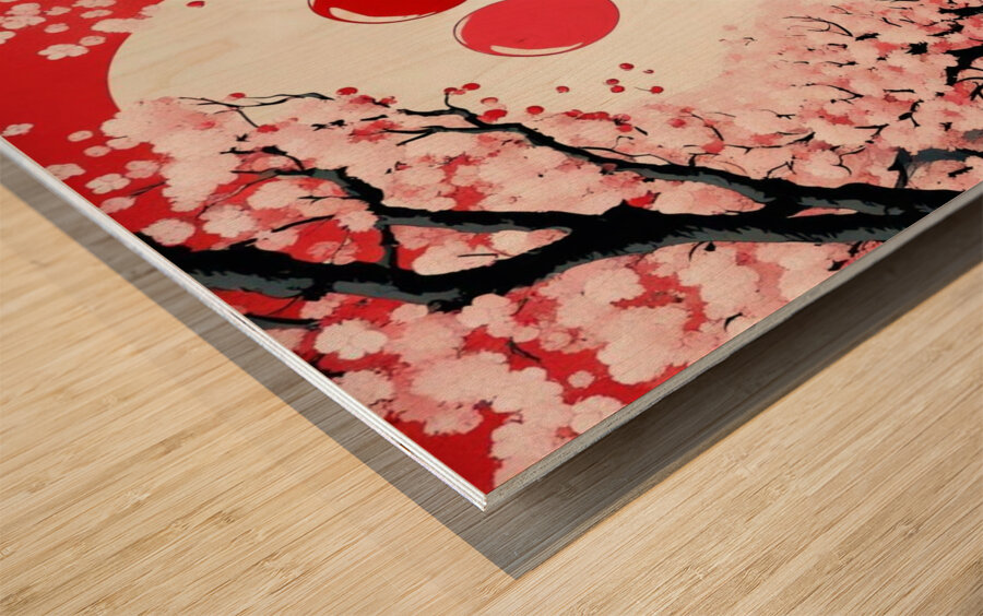 Banksy Meets Matisse Wood print