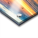 Sunset Over Gentle Waves At The Beach Acrylic print