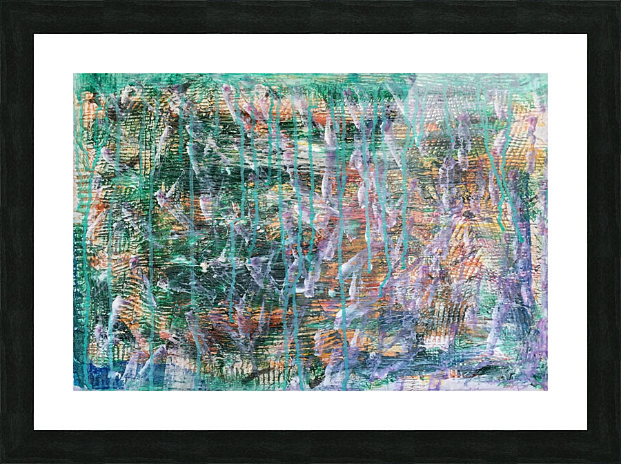 color and texture Picture Frame print
