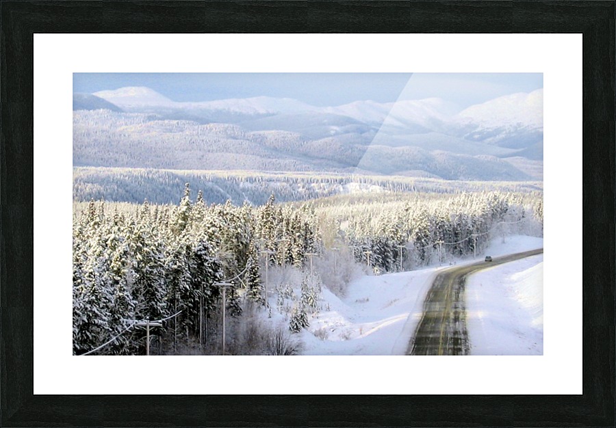 Klondike Highway South Picture Frame print