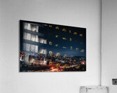 Panoramic night view of the city Acrylic Print