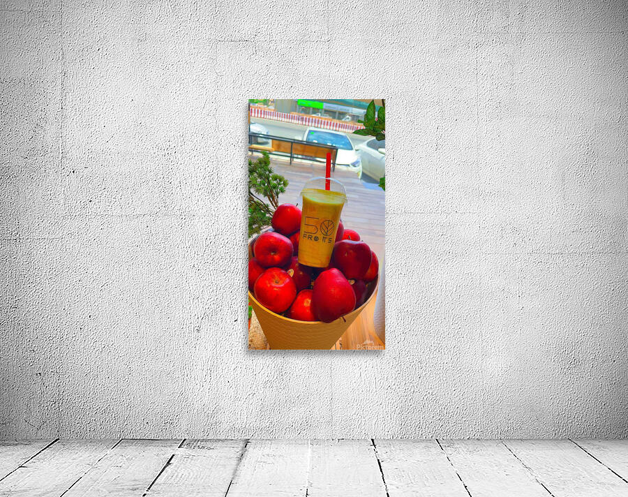 apple fruit in a cup Wall Preview