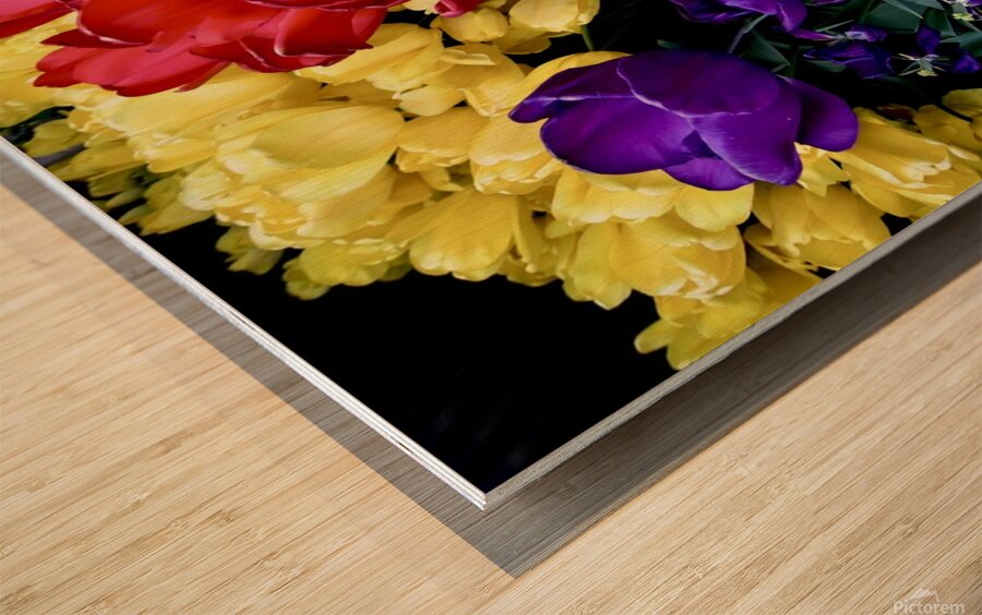 Black Eye Wood print