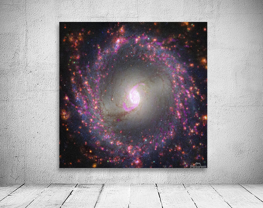 Multiwavelength View of NGC 3351 Wall Preview