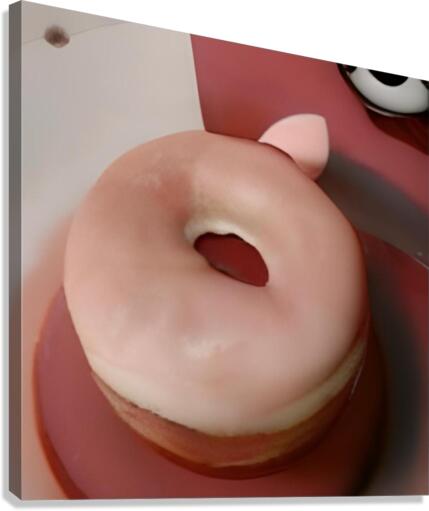 donut food Canvas Print