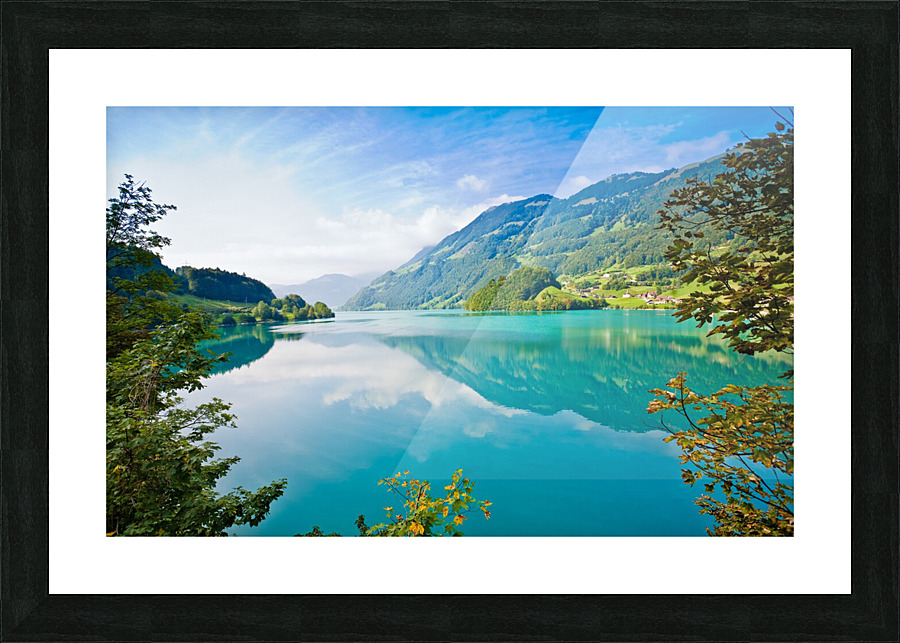 water-mountain Picture Frame print