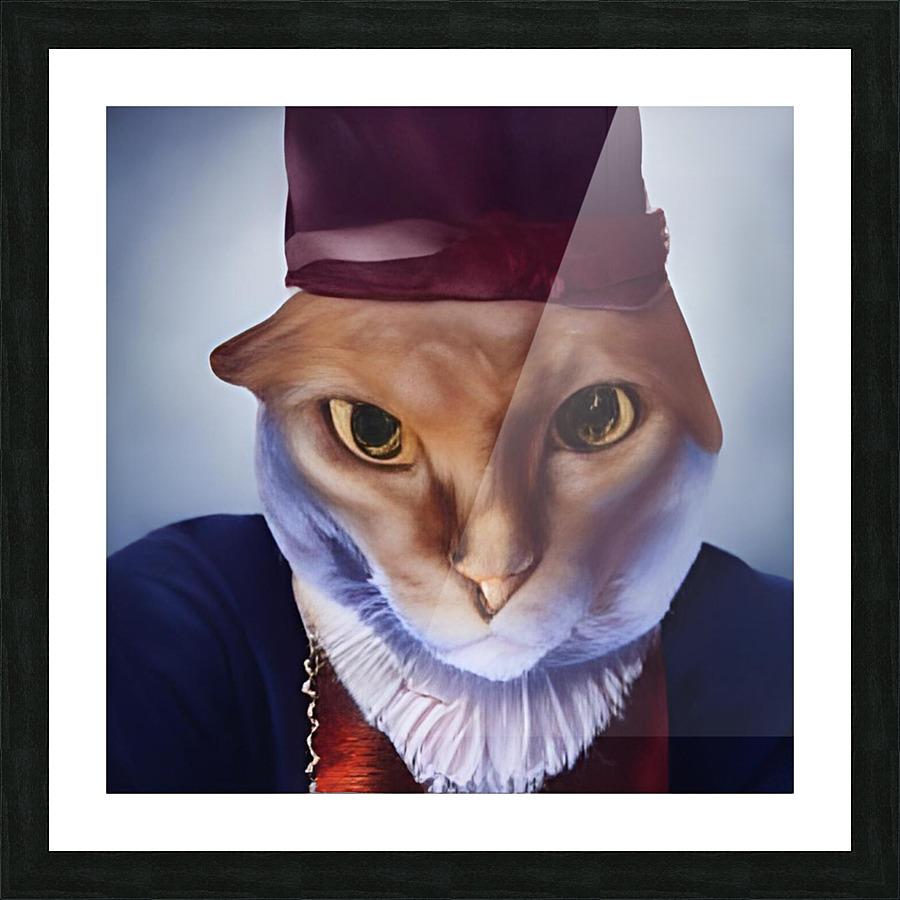 Cat Picture Frame print