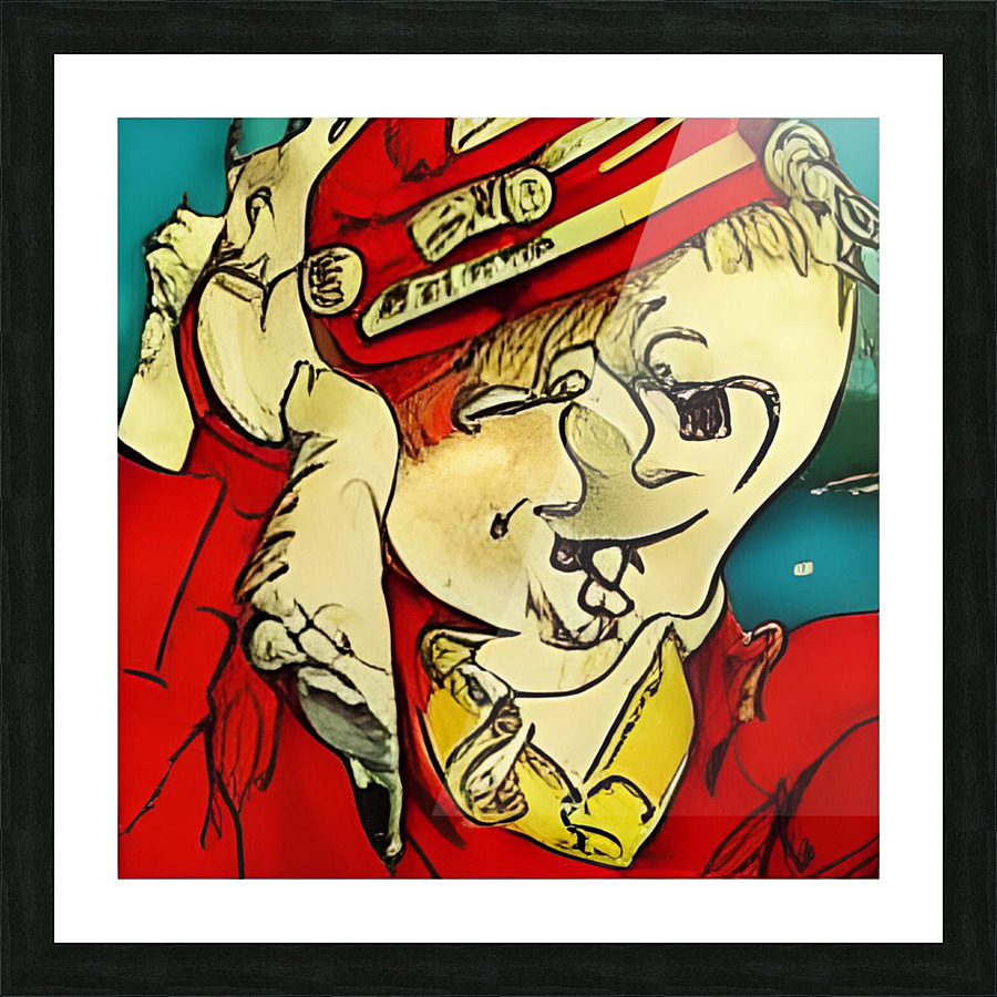 Pinocchio Picture Frame print