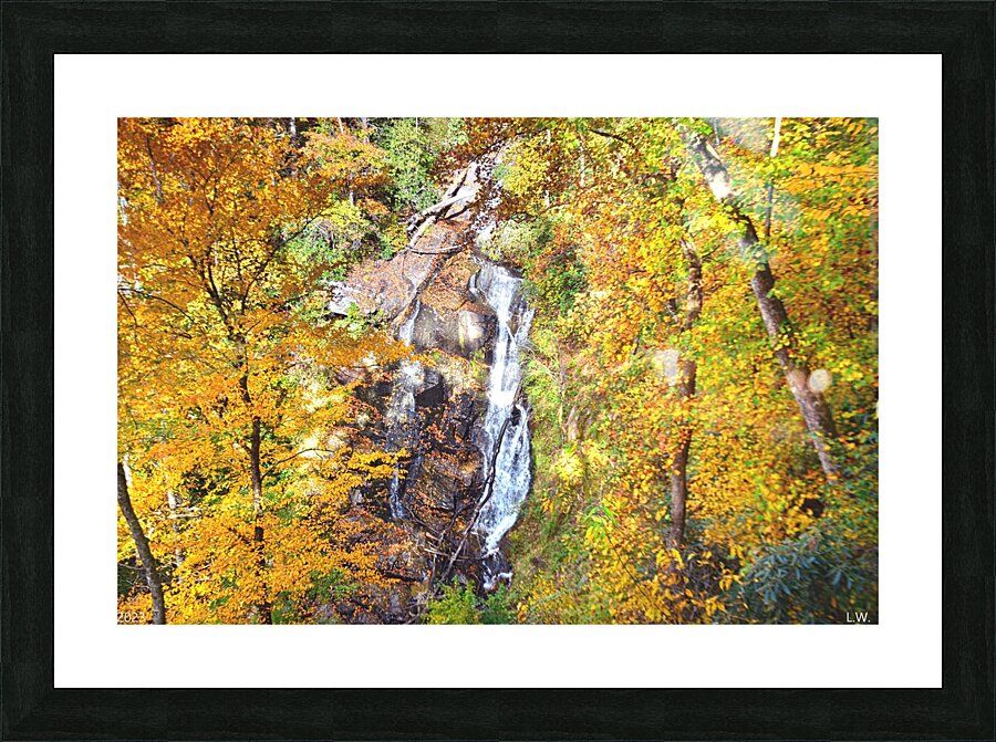 Beechbottom Falls Pickens County South Carolina  Picture Frame print