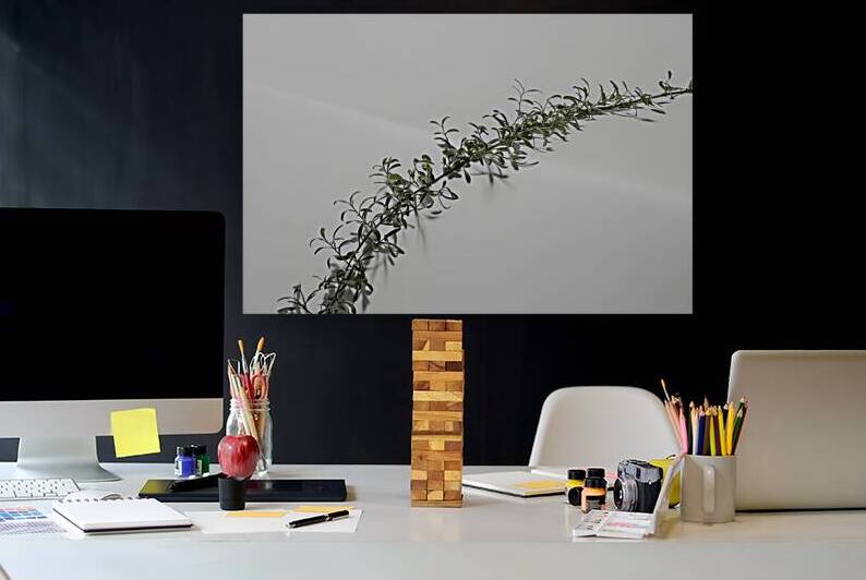 A stunning minimalist composition featuring a sin by Aurel Dobre