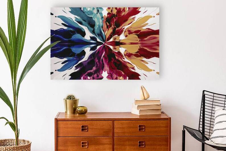 A stunning design featuring vibrant colored inks by Aurel Dobre