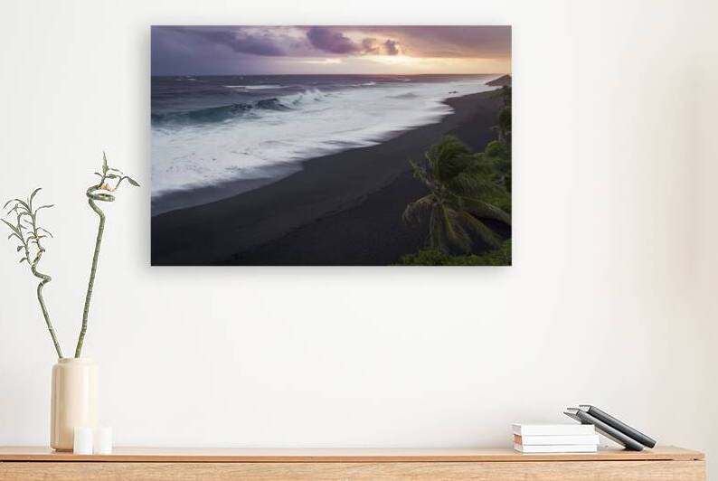 A breathtaking aerial view of a secluded beach wi by Aurel Dobre