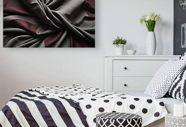 a beautifully crumpled burgundy velvet fabric rev by Aurel Dobre