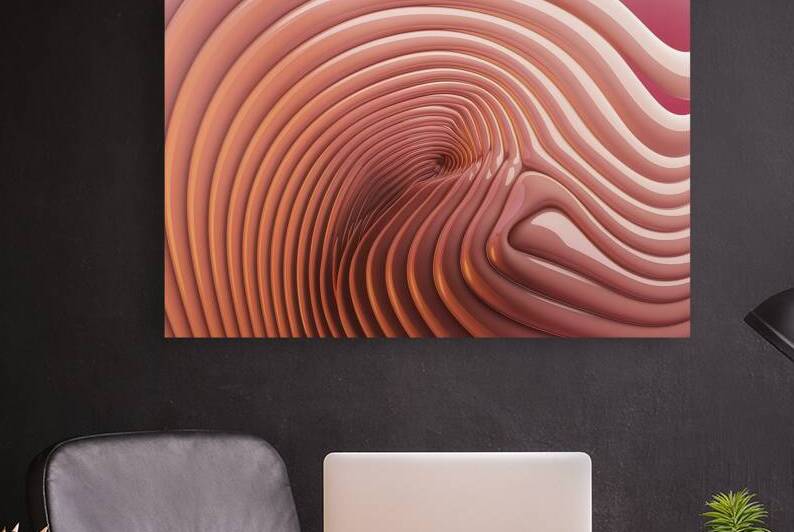 A captivating abstract design featuring a mesmeri by Aurel Dobre