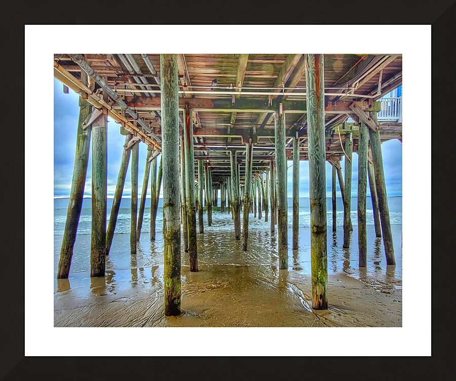 Beach Pier Picture Frame print
