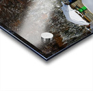 Snowy Cabins Impression Acrylique