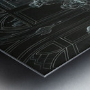 Burning Illuminates Metal print