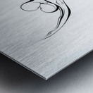 Embrace of Light Metal print